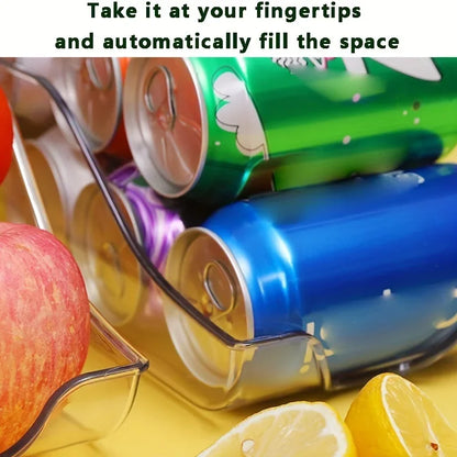 Can Dispenser Refrigerator Organizer - Soda Can Storage for Kitchen and Freezer