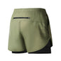 Men’s 2-in-1 Running Shorts – Quick-Dry Double Layer Gym Shorts for Training, Workout & Bodybuilding (Black)