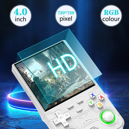 4.0-Inch Retro Handheld Game Console (10.16 cm) – Open-Source Linux Portable Player, 128GB, 15,000 Classic Games