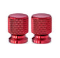 Aluminum Tire Valve Stem Caps 16 x 12mm (0.63 x 0.47 in) Universal 8mm Thread - Metal Valve Caps for Car Bike SUV Truck