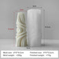 Striped Cylinder Silicone Candle Mold for DIY Pillar, Soy Wax, Plaster & Resin Crafts