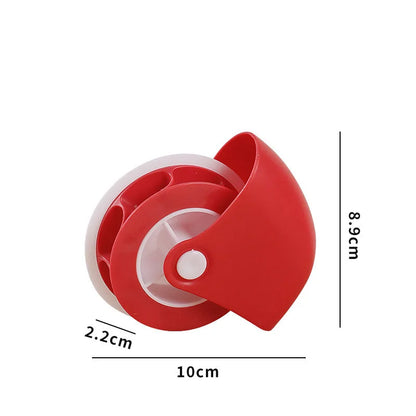 Pastry Lattice Wheel Cutter - Plastic Roller for Pie, Pizza & Pasta