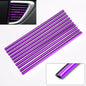 10-Pack Car Air Vent Trim Strips 20cm (7.87 in) PVC Decorative Air Outlet Moulding for Interior Car