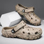 Men's Lightweight EVA Clog Sandals Non-Slip Slip-On Slides with Adjustable Buckle for Home & Garden