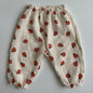 Organic Cotton Baby Pants – Soft Muslin Bloomers for Newborns & Toddlers, Elastic Mid Waist, Cute Animal & Floral Prints