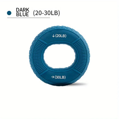 Silicone Hand Grip Strengthener Ring – Finger & Forearm Strength Trainer