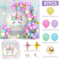 Rainbow Unicorn PE Tablecloth Happy Unicorn Theme Birthday Party Decorations Kids Favors Table Cover Girls Baby Shower Supplies