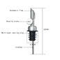 304 Stainless Steel Oil & Vinegar Pourer Spout — Auto-Open Bottle Stopper for Olive Oil, Wine & Liquor