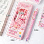 Capybara Erasable Gel Pens 6-Pack Refillable 0.5mm Smudge-Free Cute Animal Stationery for School & Office