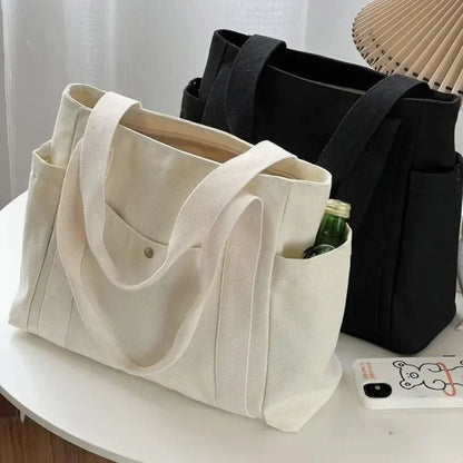 Eco-Friendly Canvas Tote Bag – Large, Stylish & Durable