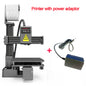 Entry-Level 3D Printer Compatible with PLA & TPU 1.75mm Filament, 100x100x100mm Build, Includes 12V Power Adapter