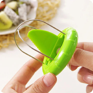 Detachable Kiwi Cutter & Fruit Peeler – Stainless Steel Blade Compact Lemon Peeling Tool for Salad Prep
