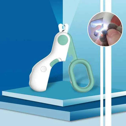 Precision Cat Nail Clipper with Safety Guard and LED Light