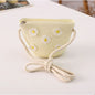 Kids Mini Woven Natural Straw Crossbody Bag for Girls Cute Shoulder Purse