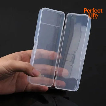 Portable Transparent Razor Case – Travel Shaver Storage & Protective PP Organizer