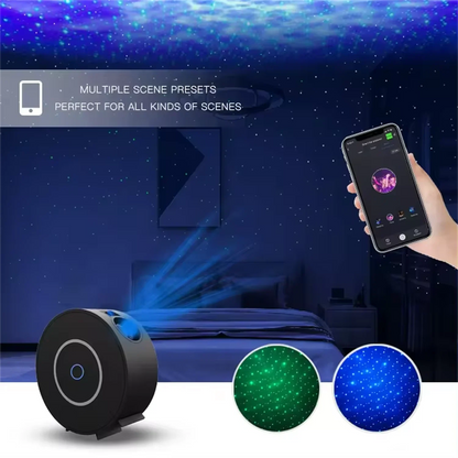 Smart LED Starry Sky Projector - WiFi 3D Galaxy Night Light with App & Voice Control, Timer