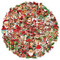 10/30/50pcs Retro Cute Santa Claus Christmas Cartoon Stickers Laptop Phone Scrapbook Suitcase Wall Sticker Kids Classics Toys