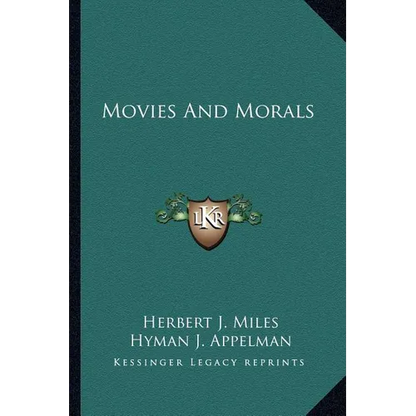 Movies And Morals - Paperback