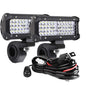 4in (102mm) & 7in (178mm) LED Work Light Bar 12-24V Combo Spot Flood Fog Lamp for 4x4 Truck ATV UTV Off-Road