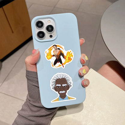 57/114PCS Workplace Comedy Game Super British Dispatch Center Graffiti Sticker Suitcase Water Cup Stationery Sticker