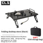 Folding IGT Camping Table — Lightweight Aluminum Roll-Up Backpack Table with Adjustable Legs for BBQ & Outdoor (95×45×38–55 cm / 37.4×17.7×15–21.7 in)