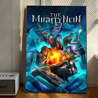 Animation The Mighty Nein Poster HD Art Sticky Wall waterproof Home Living Room Bar Decoration