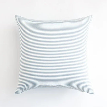 VIKAMA 1pc Light Blue Baby Pillow Cover, Plaid Home Decor, Sofa Cushion Cover Suitable for Sofa and Interior Home Decoration