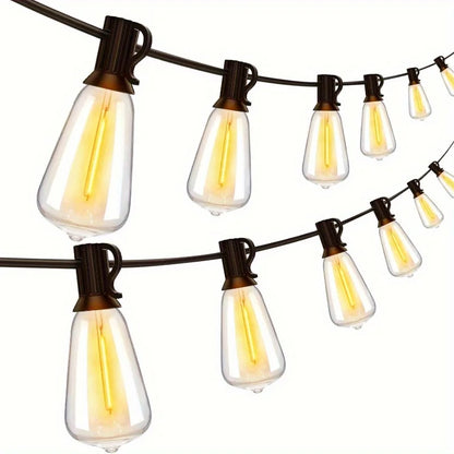 150FT 60-Bulb Outdoor LED String Lights for Patio and Halloween