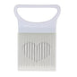 Colorful Onion Slicer with Stainless Steel Holder – Hands-Free Vegetable & Potato Chopper