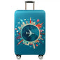 Washable Stretch Luggage Cover - Suitcase Protector for 18–32 Inch (45–81 cm) Suitcases | Geometric Print Travel Accessory