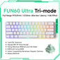 60% Magnetic Hot-Swappable Mechanical Keyboard — Tri-Mode USB-C / Bluetooth 5.0 / 2.4GHz, PBT Doubleshot Keycaps & ARGB Lighting