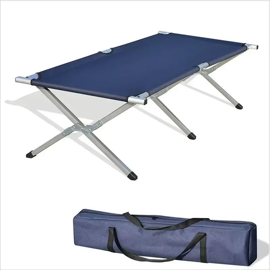 for Single Person Folding Camping Cot Bed Durable Metal Reclining Portable Foldable Camp Beds Factory Wholesale for Sale