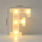 16cm (6.3 in) LED Marquee Letter & Number Light - Battery-Operated Night Lamp for Home, Wedding, Bar & Party Decor