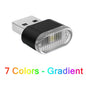 Mini USB LED Ambient Light for Car Interior - Portable Plug & Play Neon Decorative Lamp