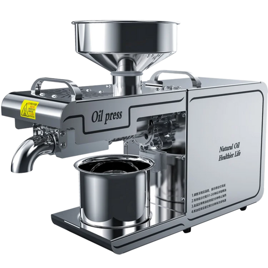 220V/110V Heat Cold Home Oil Press Machine For Pressing Olive Oil Coconut oil Soy Bean Press Machine High Oil Extraction Maker