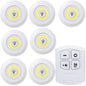 Dimmable Battery-Operated LED Under-Cabinet Light with Remote — Closet, Wardrobe & Bathroom Night Lamp