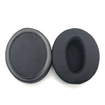 Replacement Memory Foam Ear Pads for Over-Ear Headphones - Soft Leather Ear Cushions, Self-Adhesive (1 Pair)