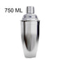 Stainless Steel Boston Cocktail Shaker Set – 550 ml (18.6 oz) & 750 ml (25.4 oz) Martini Mixer for Bartenders and Home Bar