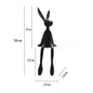 Creative Home Decor Rabbit Statue Abstract Art Sculpture Desk Living Room TV Cabinet Wine Cabinet Handicrafts Ornaments