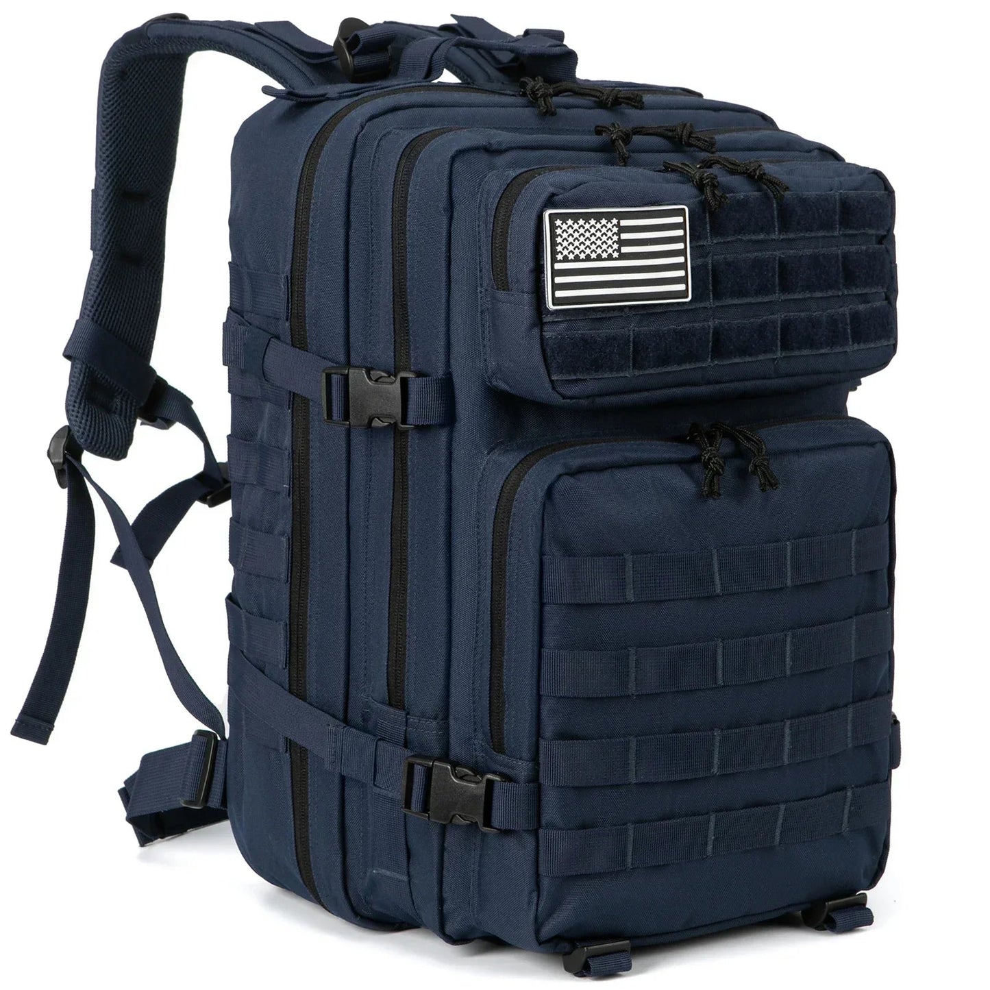 45L (11.9 gal) Tactical Backpack – Large Capacity Molle 3-Day Assault Pack for Hiking, Camping & Trekking