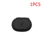 PU Leather Earphones Storage Case - Zippered Protective Carrying Organizer for Wired Earbuds, 101 x 71 x 40 mm (3.98 x 2.80 x 1.57 in)