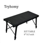 IGT 3-Unit Aluminum Alloy Portable Camping Table, Foldable Extensible Detachable BBQ Picnic Table