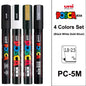 Permanent Acrylic Paint Marker Set – Quick-Dry Opaque Paint Pens for Graffiti, Crafts & Illustration