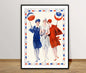 Warren B. Davis - Dance of Three Muses art print, Museum quality Fine Art Print