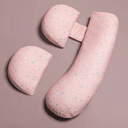 Multifunctional Pregnancy Pillow - Maternity Sleeping & Breastfeeding Support, Removable Washable Cover