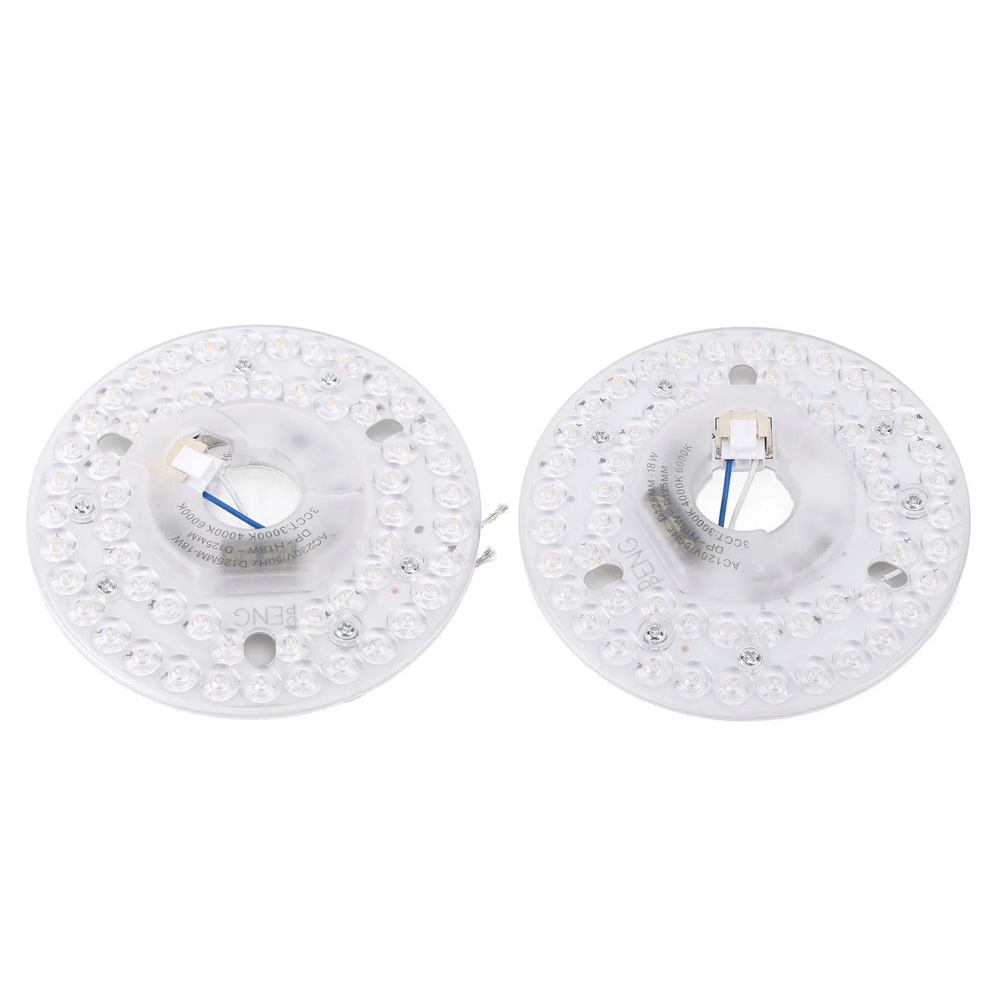 Ceiling Fan Light Replacement Panel Memory Function 3CCT 3000K 4000K 6000K Ceiling Fan LED Light 18W Energy Saving for Home