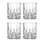 Embossed Crystal Whiskey Tumbler 230ml (7.8 fl oz) - Available in 1/2/4/6-Pack for Bar & Home