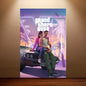 GTA 6 Poster Grand Theft Auto VI Game Poster Canvas Wall Art Painting Game Room Wall Decor Bedroom Wall Art Sticker Home Decor
