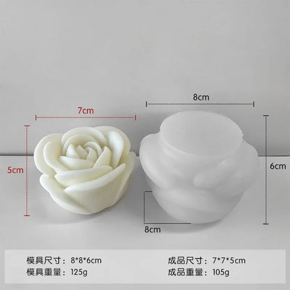 Flower Silicone Craft Mold for Resin, Soap & Candle Making - Flexible Non-Stick