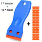 1Set Car Sticker Remover Multipurpose Plastic Small Paint Automotive Film Applying Tool Household Glass Cleaning Scraper